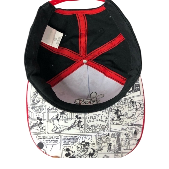 Disney Mickey Mouse Comic Style Cap - Red, Black, and White - Picture 4 of 5